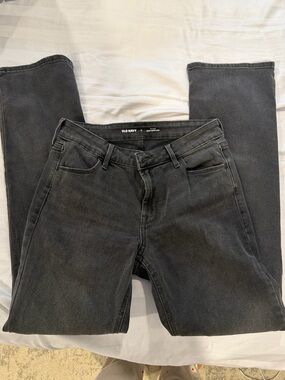 Old Navy Women's Black Straight Jeans